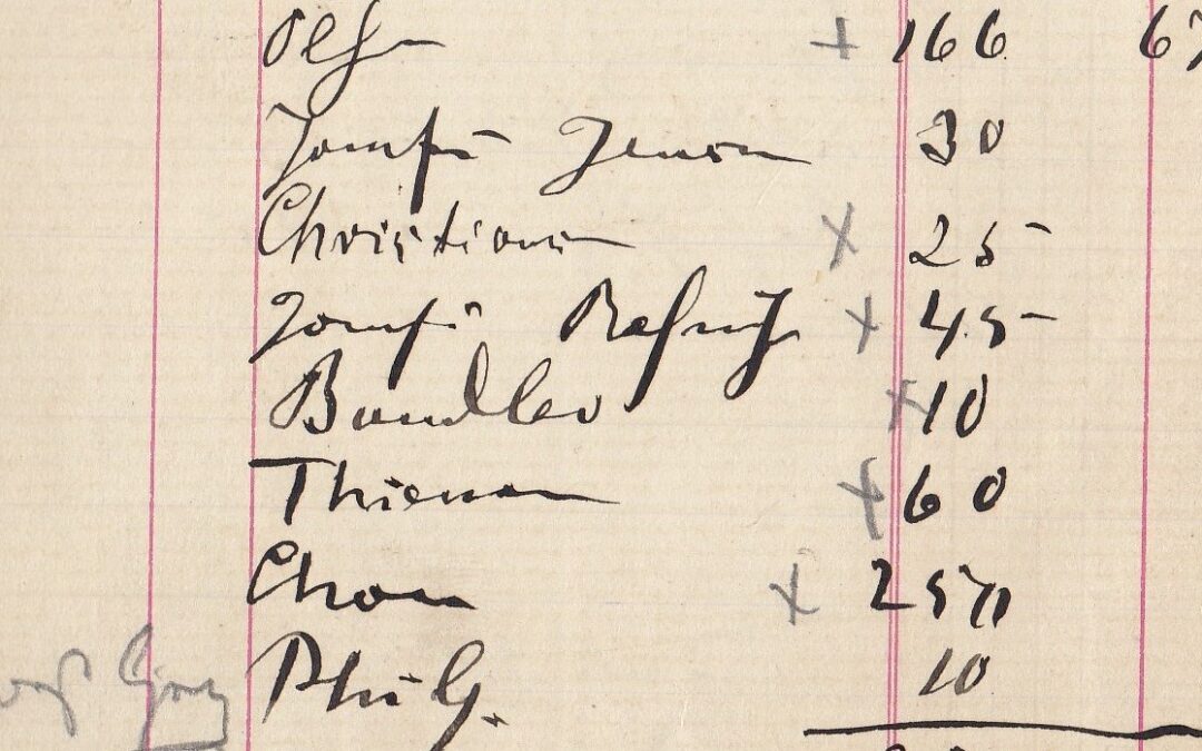 Nathan Philip begynder som lærling 1898