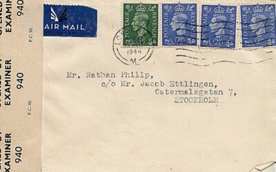 Rex Polands breve til Nathan Philip 1943-4