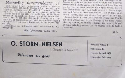 Salg af J. Goldstein & Søn til Storm-Nielsen 1943