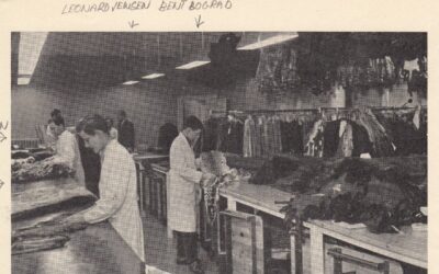Landets mest moderne pels- og skindvarelager 1953